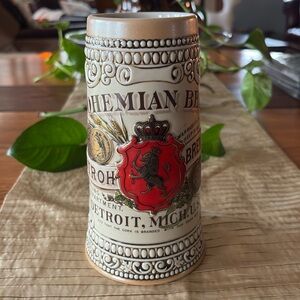 Bohemian Beer Stein from Stroh’s in Detroit Michigan.